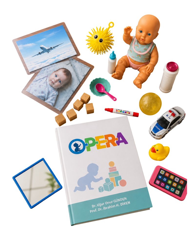 OPERA materyal seti: kitap, oyuncaklar ve uygulama formları